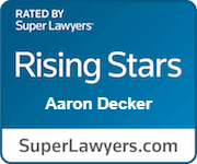 Rated By Super Lawyers | Rising Stars | Aaron Decker | SuperLawyers.com
