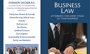 Bussined law broucher