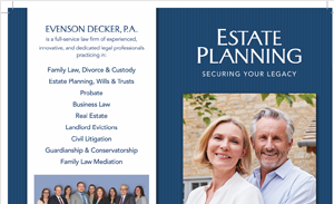 Estate planning broucher